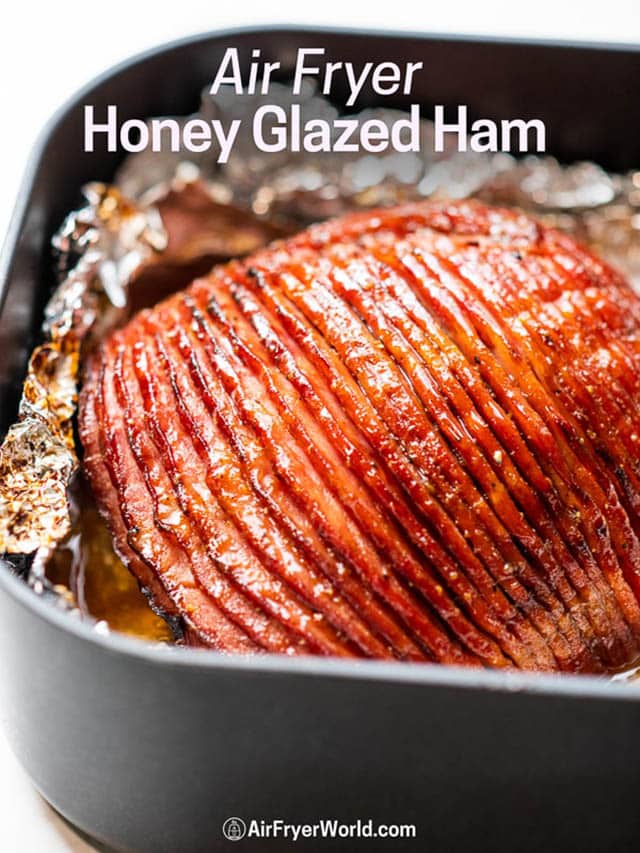 Air Fryer Ham w/Brown Sugar Glaze Recipe