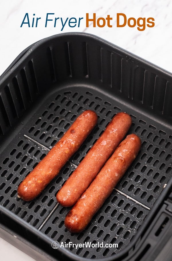 Easy Air Fryer Hot Dogs - A Southern Soul