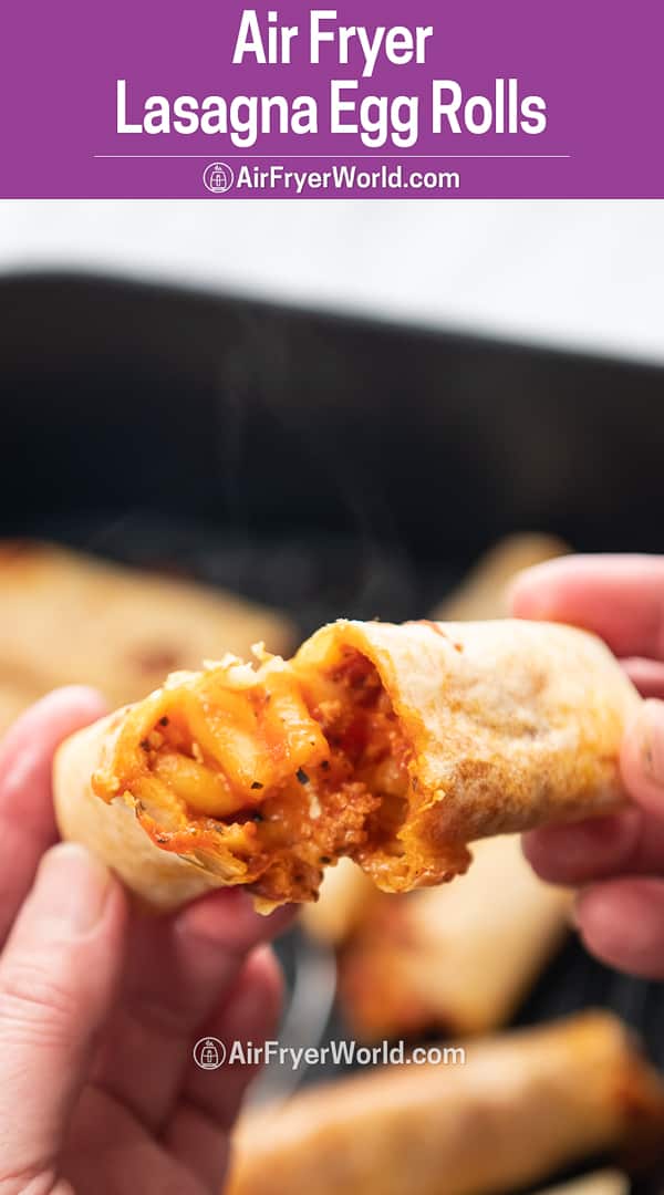 Crispy Lasagna Egg Rolls