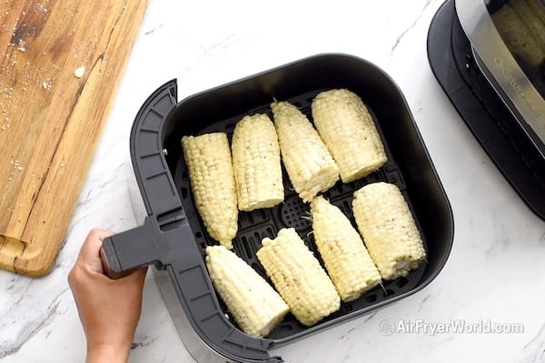 Air fry corn