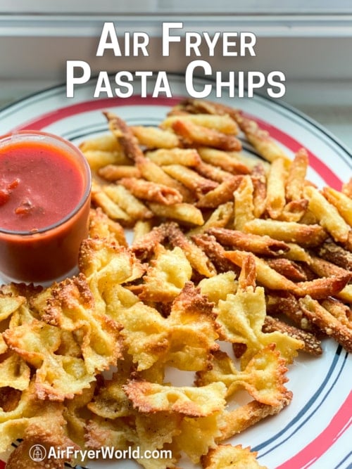 tennis Seraph Pretentieloos Air Fryer Pasta Chips Recipe w/ Parmesan QUICK EASY | Air Fryer World