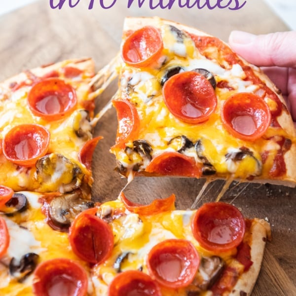 Air Fryer Pizza Recipe with Premade Crust EASY 10 Min Air Fryer World
