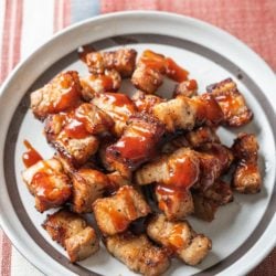 Air Fryer Pork Belly Bites that's Air Fried | AirFryerWorld.com