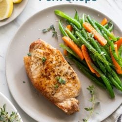 Easy Air Fried Pork Chops Recipe in Air Fryer | AirFryerWorld.com