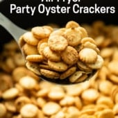 Air Fryer Oyster Crackers {Seasoned & Amazing}