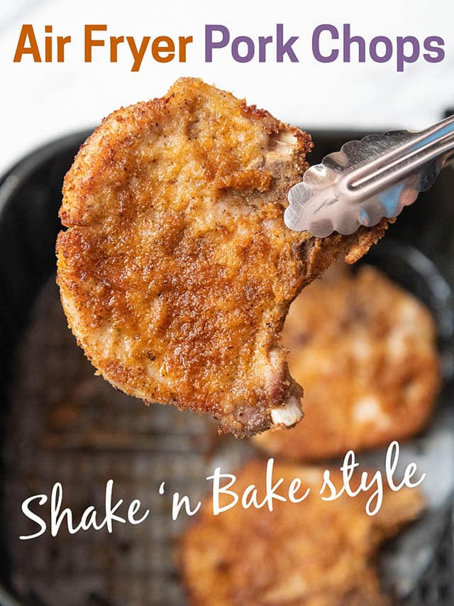 Air Fryer Pork Chops "Shake-n-Bake" style Recipe