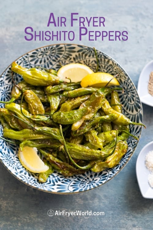 bowl of shishito peppers
