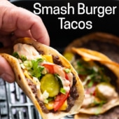 Air Fryer SmashBurger Tacos (Big Mac Tacos)