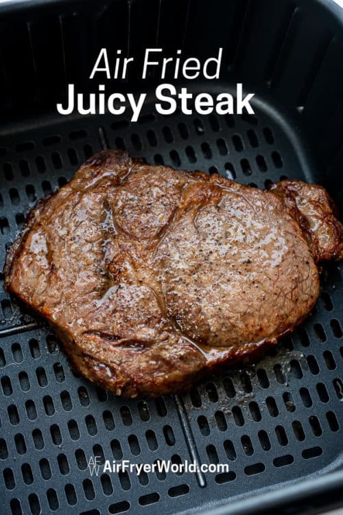 Air Fried Steak Like Air Fryer Rib Eye That's JUICY EASY