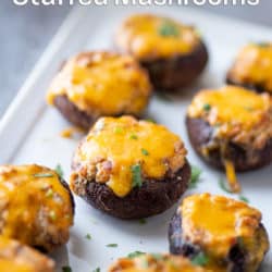 Air Fryer Stuffed Mushrooms - AirFryerWorld