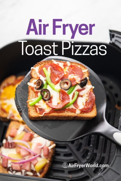 air fryer toast pizza 