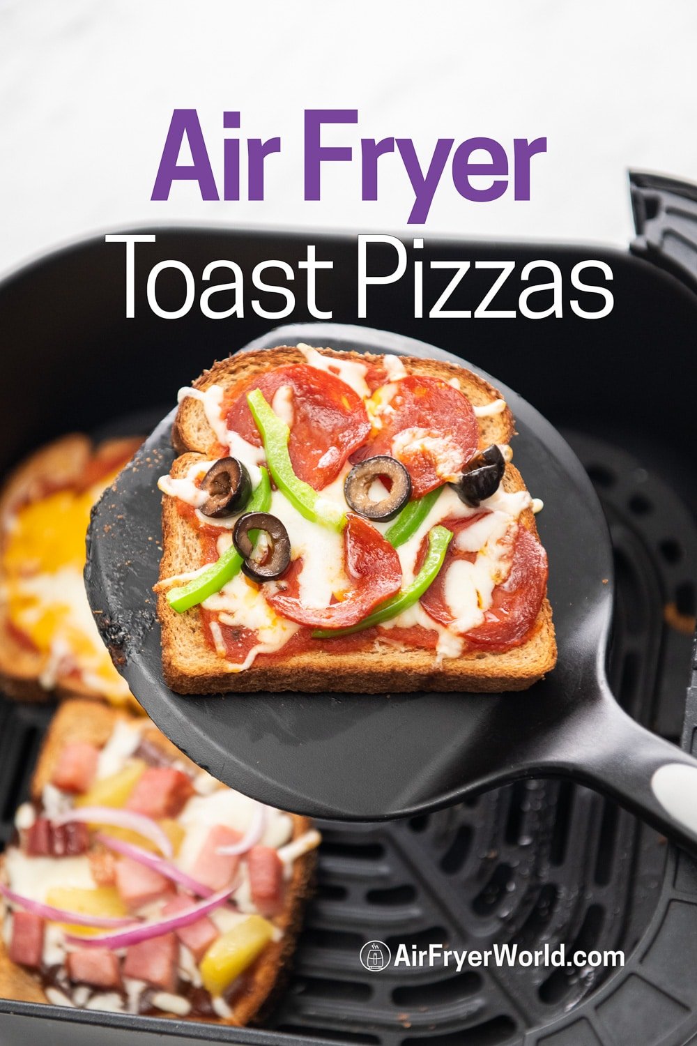 Air Fryer Pizza Toast - Lavender and Lovage