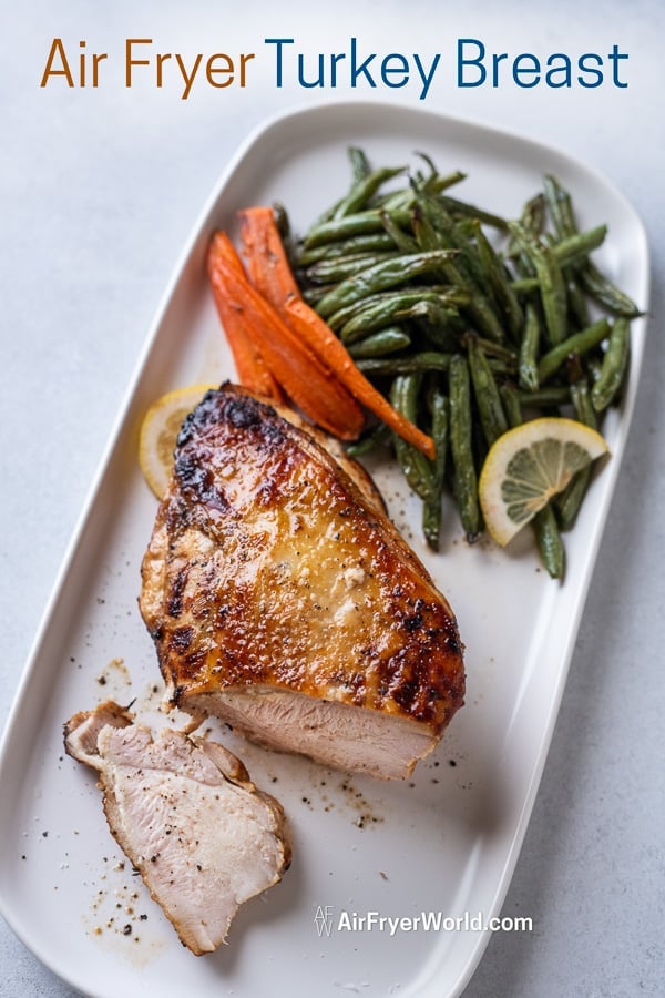 Air Fried Turkey Breast with Lemon Pepper or Herbs