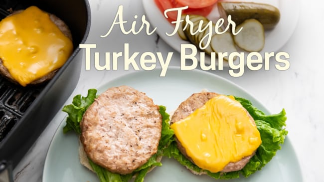 air fryer turkey burgers 