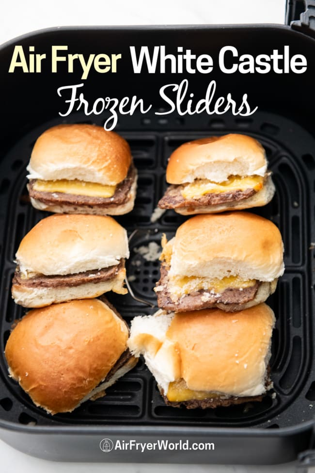 Air Fryer White Castle Sliders 8 min Re-heat Frozen | Air Fryer Worl
