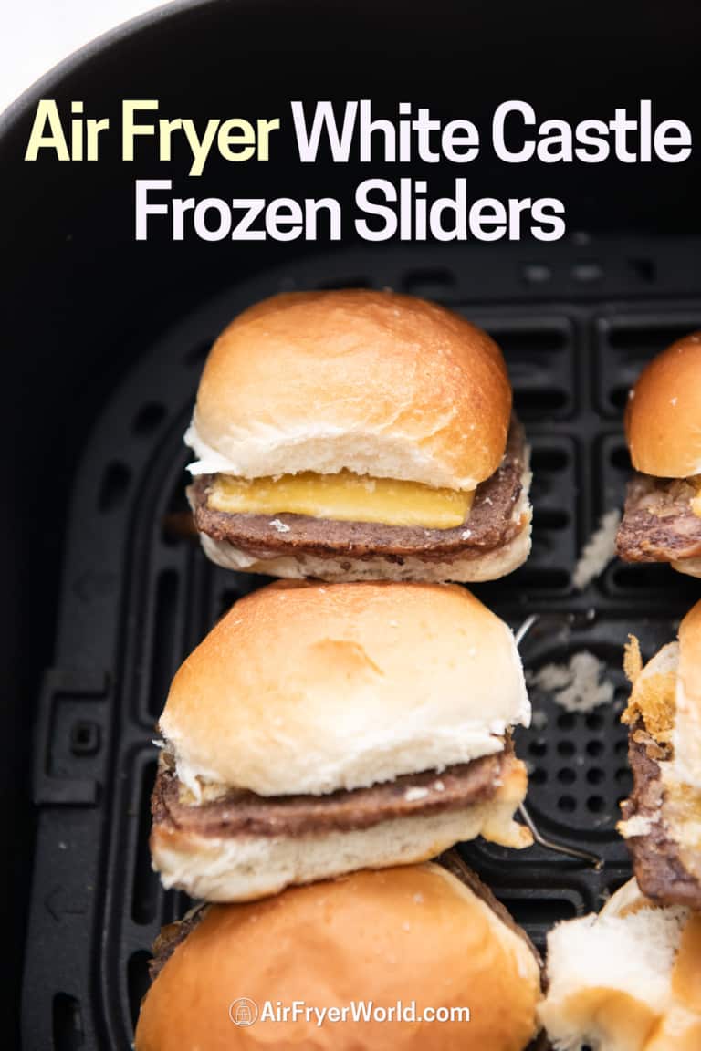 Air Fryer White Castle Sliders 8 min Reheat Frozen Air Fryer Worl