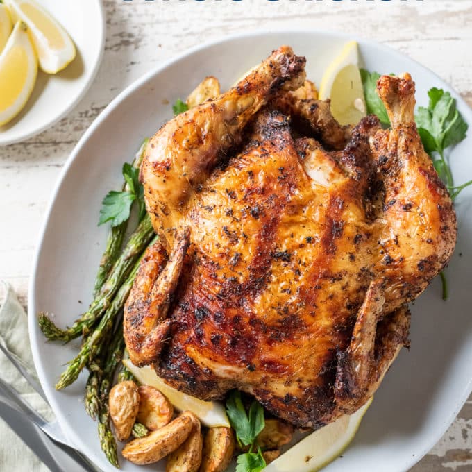 Air Fryer Whole Roast Chicken Recipe EASY Air Fryer World
