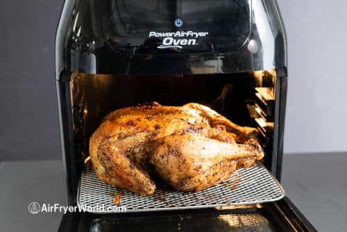 Air Fryer Whole Chicken in Power Oven XL