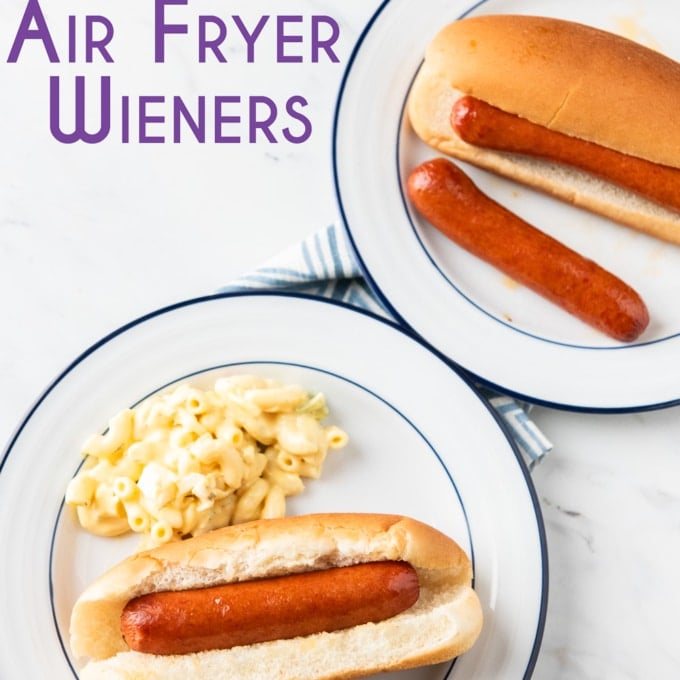 Air Fryer Wieners in 8 minutes | Air Frying Hot Dogs and Franks