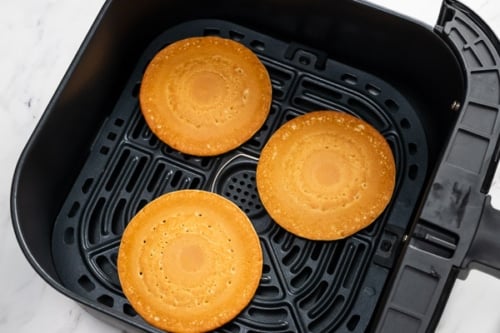 Frozen pancakes in air fryer