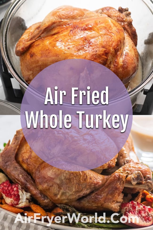 Air Fried Whole Turkey In Air Fryer for Thanksgiving | AirFryerWorld.com