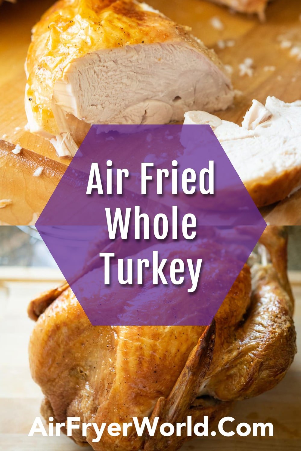 Oil Less Fried Turkey with Crispy Skin HEALTHY Air Fryer World