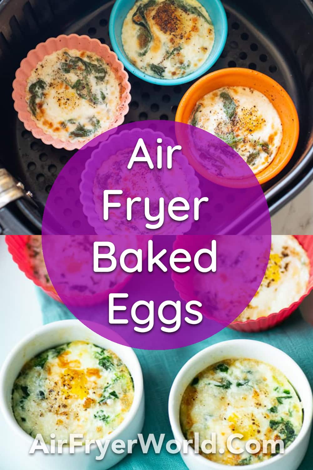 Air Fryer Baked Eggs Recipe in Air Fryer KETO | Best Recipe Box