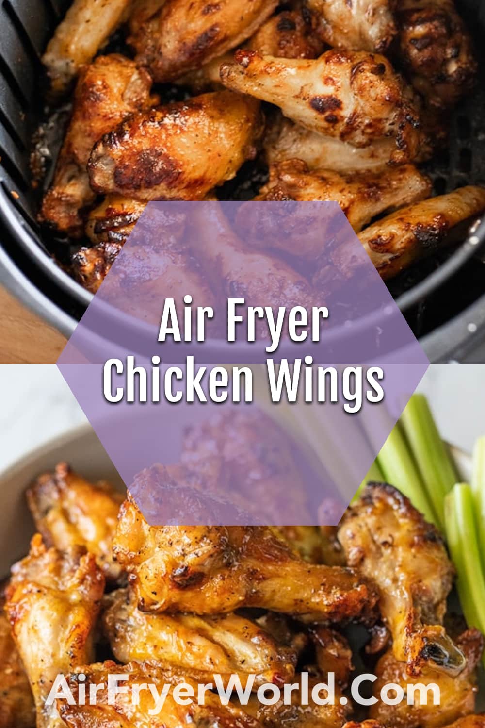 Air Fryer Chicken Wings Recipe CRISPY in 25 min | Air Fryer World