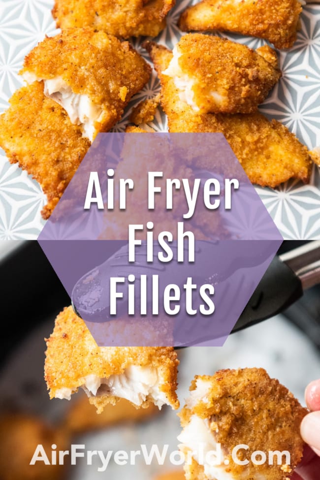 Air Fryer Shake and Bake Fish Fillets collage