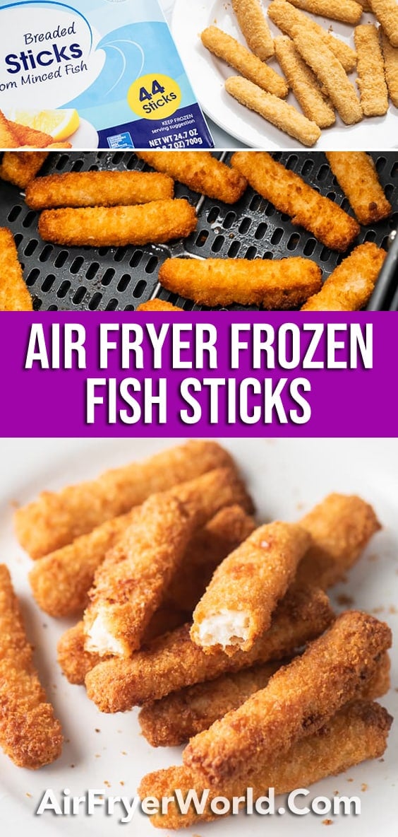 Air Fryer Frozen Fish Sticks or Fish Fingers Recipe | AirFryerWorld.com