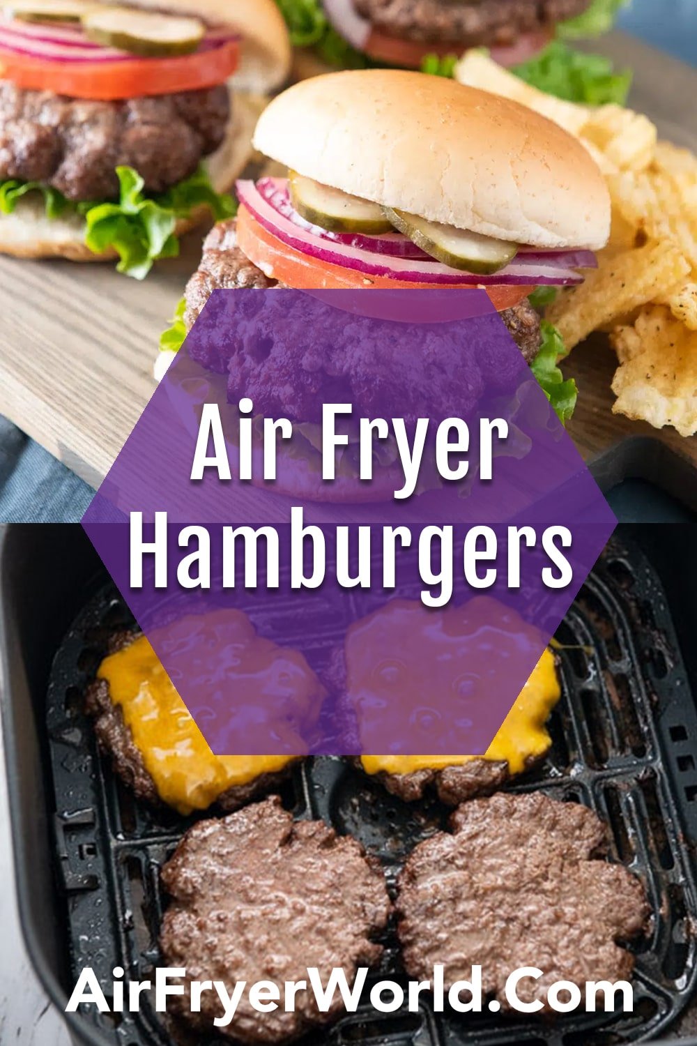 Burgers in Air Fryer Recipes Air Fried Hamburgers Sliders Air Fryer Worl