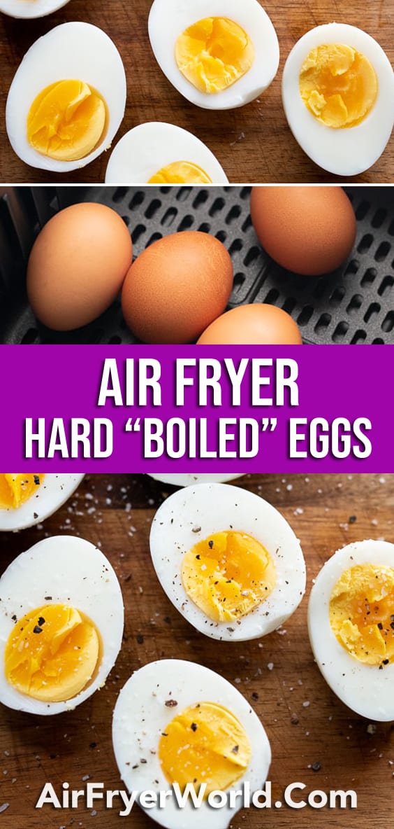 Easy Air Fried Boiled Eggs Recipe in Air Fryer | AirFryerWorld.com