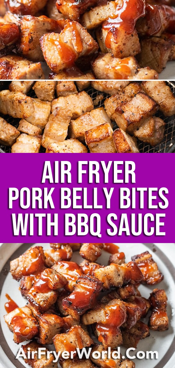 Air Fryer Pork Belly Bites that's Air Fried | AirFryerWorld.com