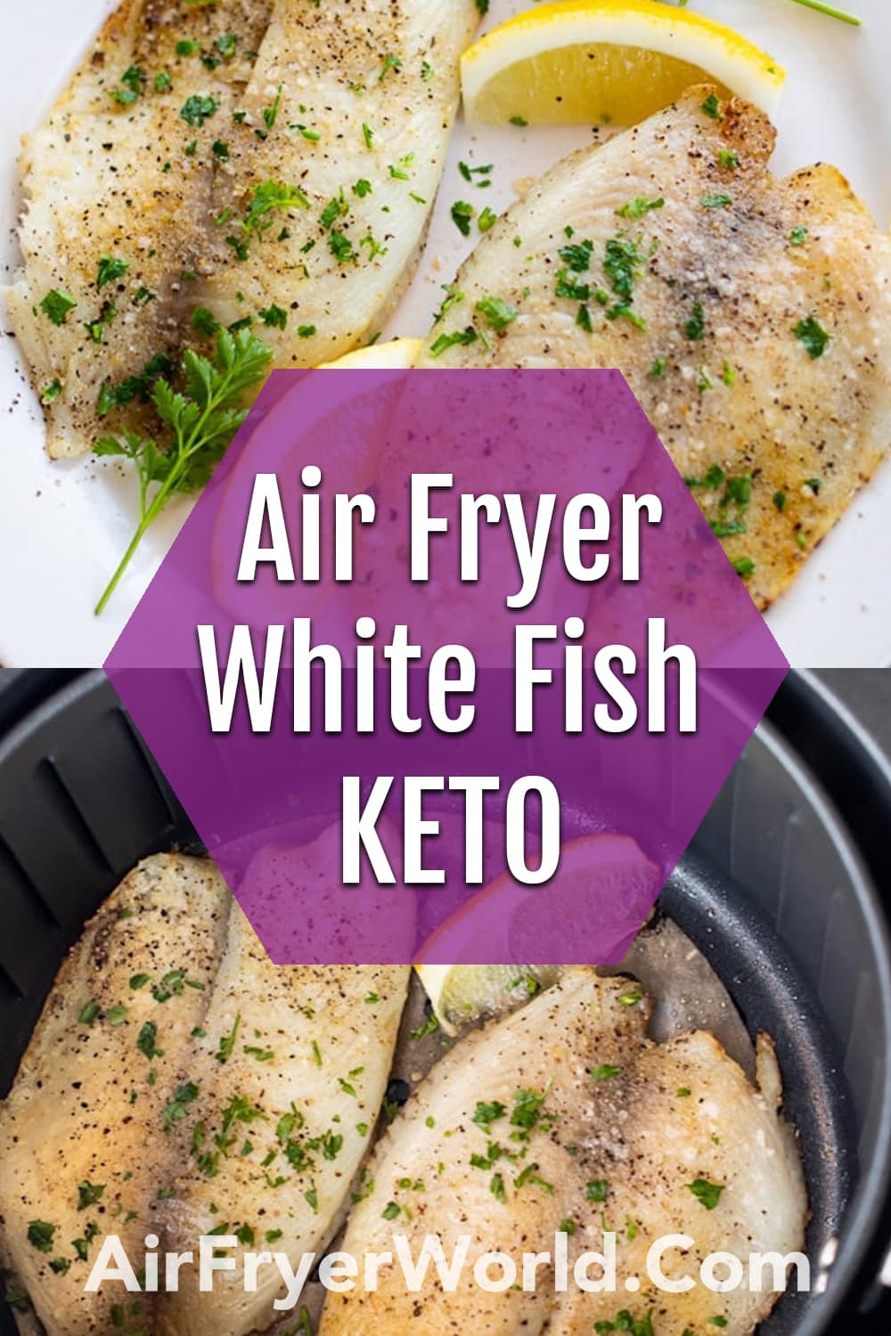 Air fryer white fish recipe KETO LOW CARB Air Fryer World