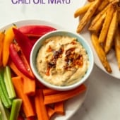 Creamy Chili Oil Mayo for Air Fryer Fries and More