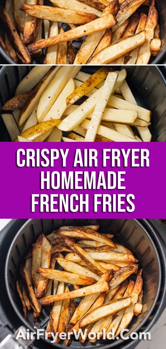 Homemade Air Fried French Fries Recipe in Air Fryer | Air Fryer World