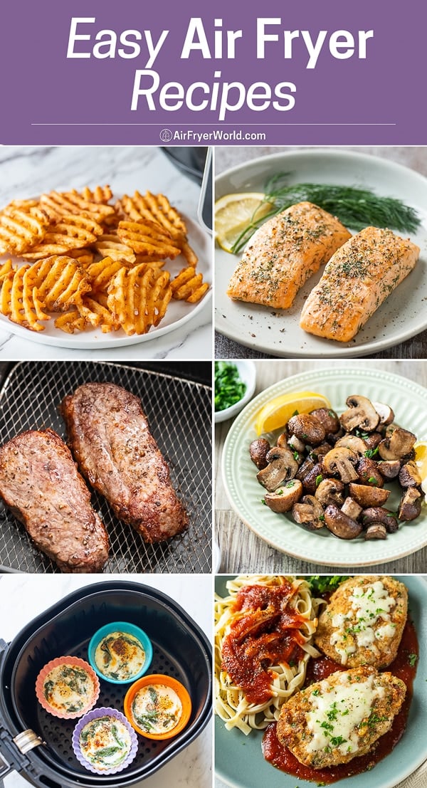 Easy Air Fryer Recipes that's Air Fried Healthy Recipes step by step photos