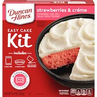 Strawberries & Cream Easy Cake Kit