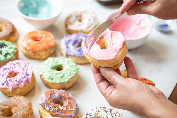 Easy Donut Recipe in Air Fryer | AirFryerWorld.com