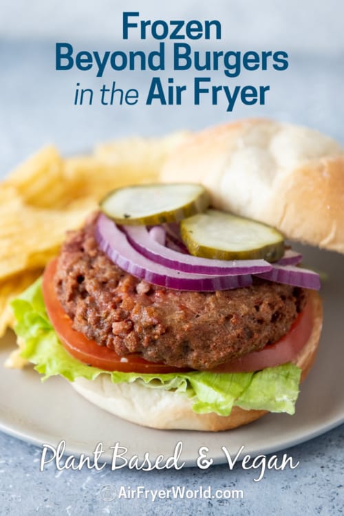 Air fryer frozen beyond burgers 