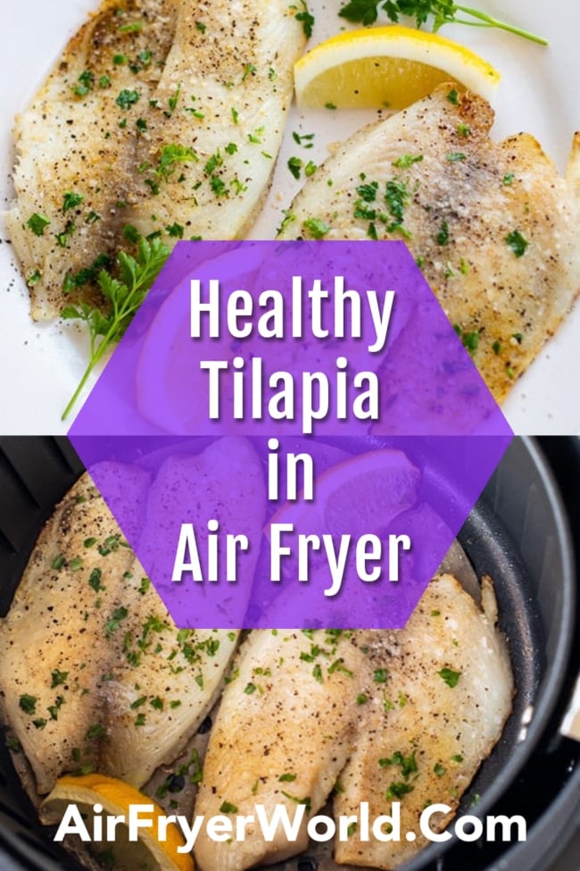 Healthy Air Fried Fish Recipe collage