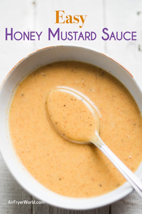 spoonful of honey mustard sacue 