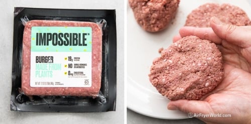 Impossible burger patties