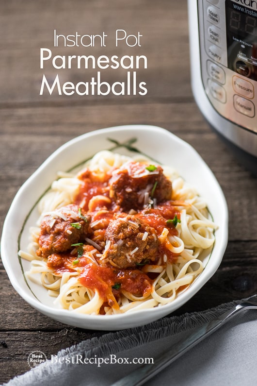 Instant Pot Meatballs Recipe or in Slow Cooker | @bestrecipebox