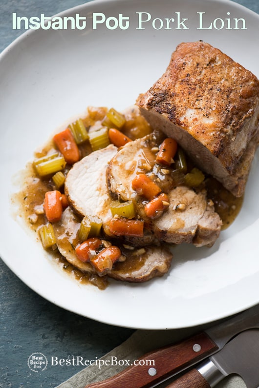 Instant Pot Pork Roast Recipe or Pork Tenderloin Recipe | @bestrecipebox