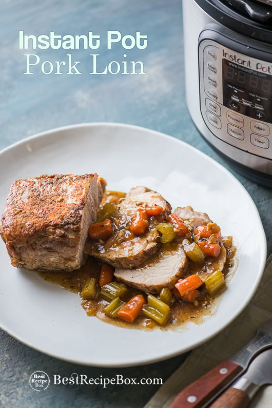 Instant Pot Pork Roast Recipe or Pork Tenderloin Recipe | @bestrecipebox