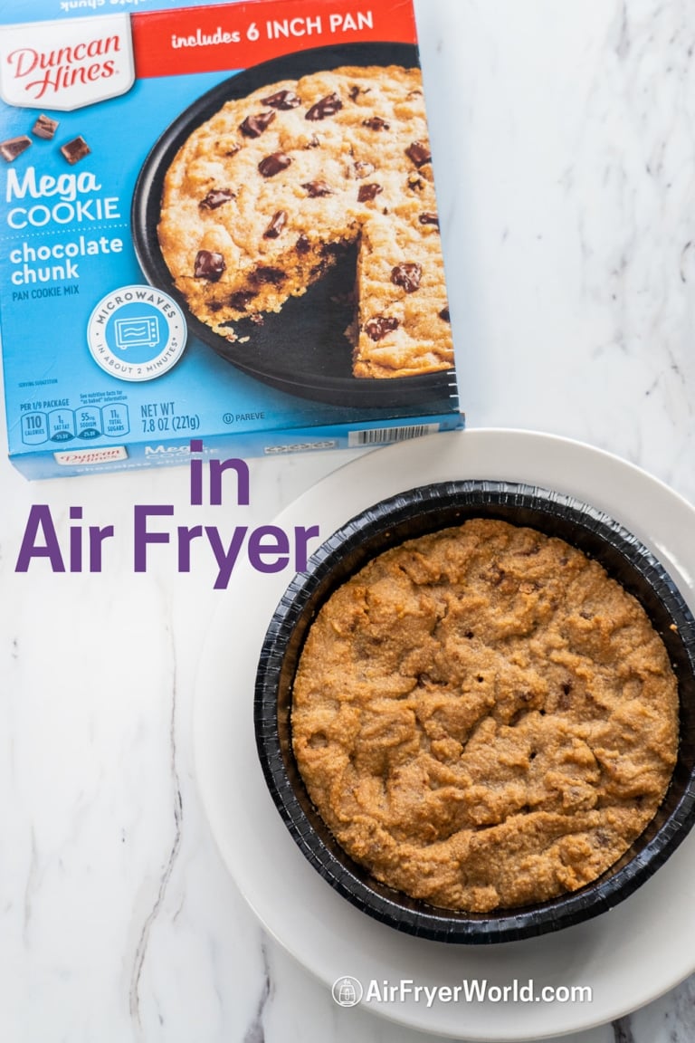 Air Fryer Mega Cookie from Duncan Hines Air Fryer World