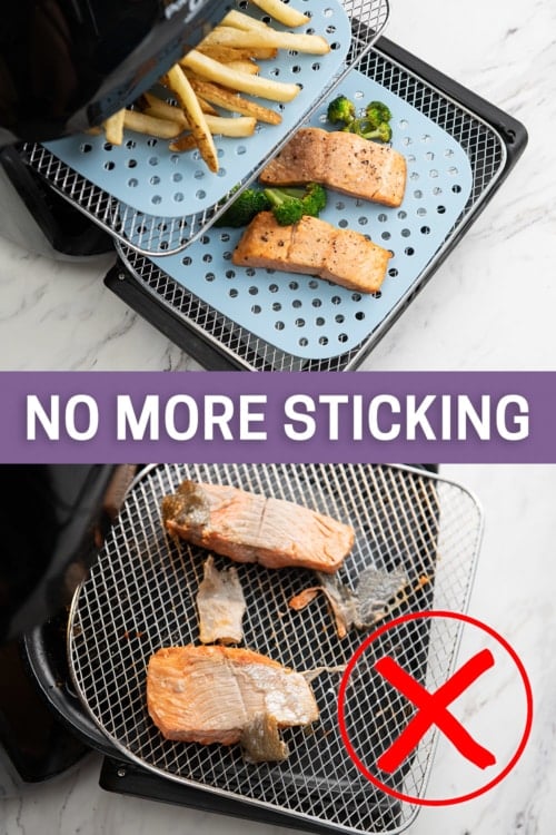 Non-Stick Air Fryer Silicone Mats Liners 