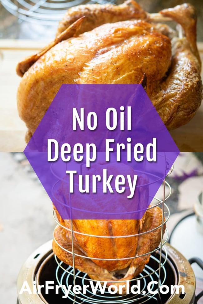 Oil Less Deep Fried Turkey collage