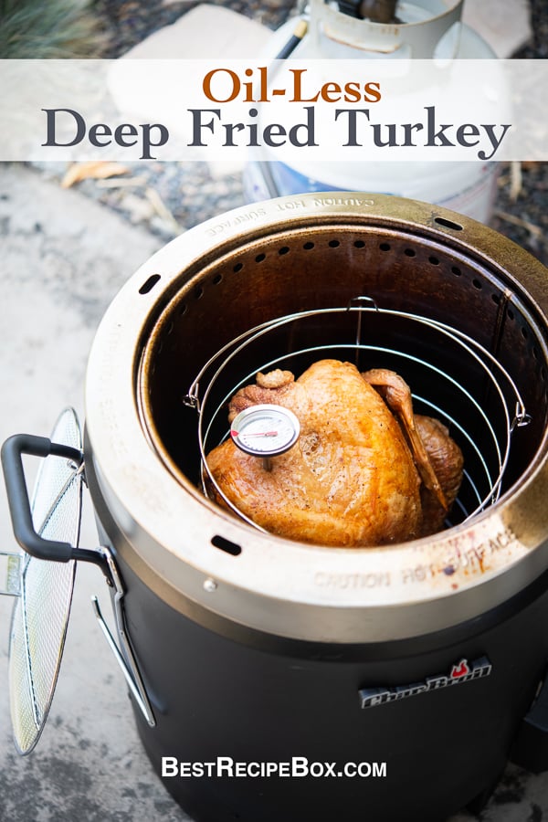 Oil Less Deep Fried Turkey in Infrared Air Fryer @BestRecipeBox